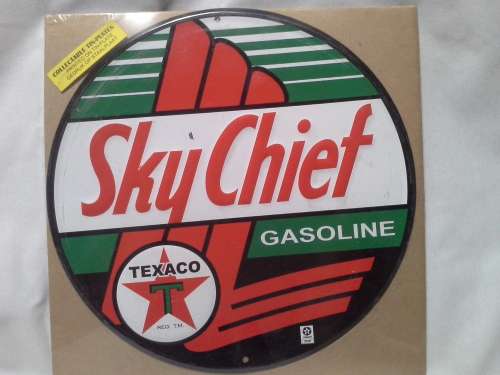 TEXACO "SKY CHIEF" GASOLINE - METAL SIGN