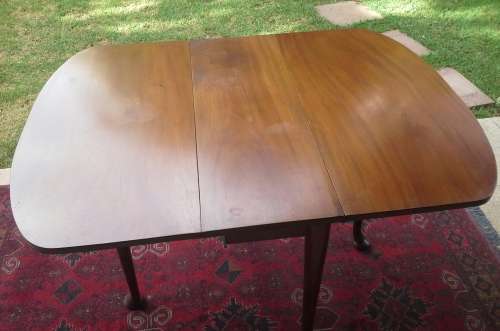 MAHOGANY DROP SIDE TABLE