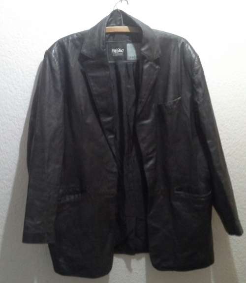 BLACK  - MEN'S  LEATHER JACKET