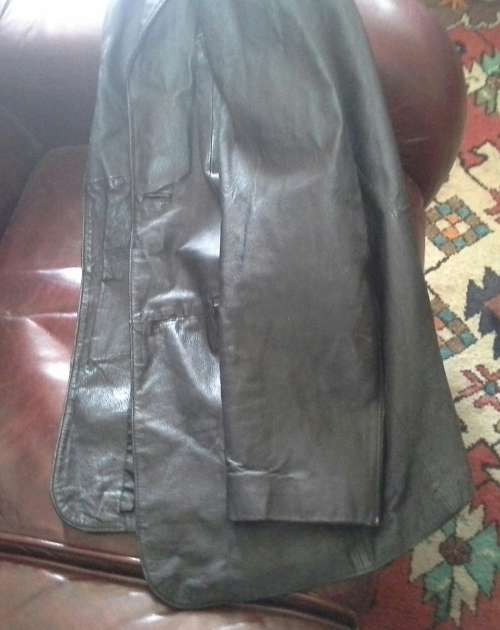 BLACK  - MEN'S  LEATHER JACKET