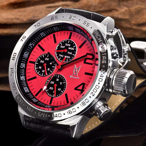 New Authentic KONIGSWERK Clock Licinius RED