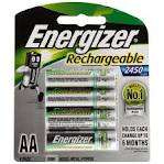 4 x AA ENERGIZER RECHARGEABLE BATTERIES @ GREAT PRISE!!!