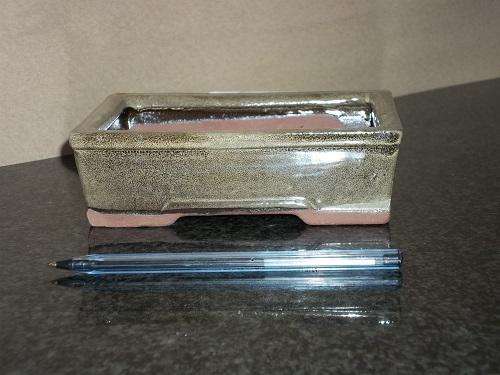 Glazed 15.5cm x 12cm x 6cm Bonsai Container -  Massive Range - SFAGR