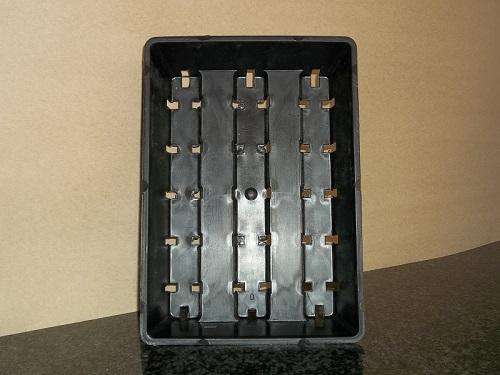 3 Pack - Reusable Black Plastic Flat Seed Trays - Massive Range - SFAGR