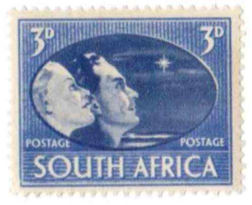 South Africa Union, Mint 3d, 1954, lightly hinged