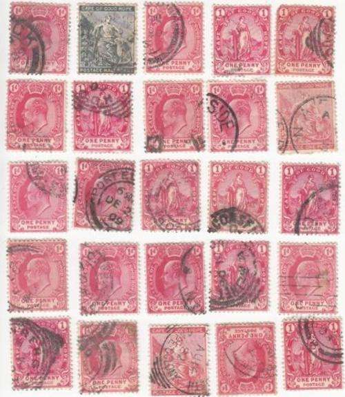 Cape, Selection of 25 Stamps, H, FU and VFU