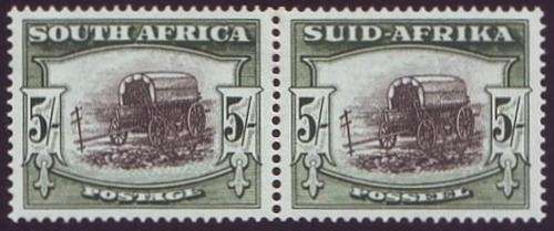 SA, Union, 1933 - 48, 5S, Green & Grey, London Pictorials, MM (CV R 1400)