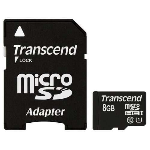 Transcend 8GB Micro SDHC Card Class 10 (TS8GU SDHC10)