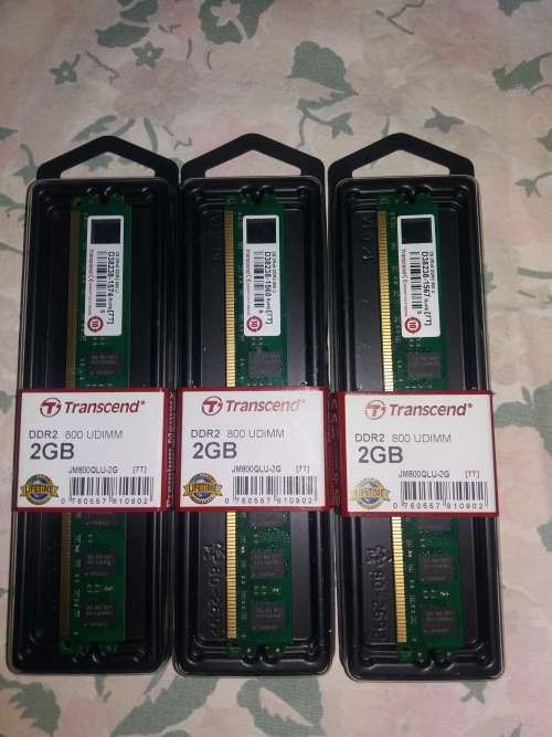 TRANSCEND 2GB DDR2-800 DESKTOP MEMORY NEW SEALED