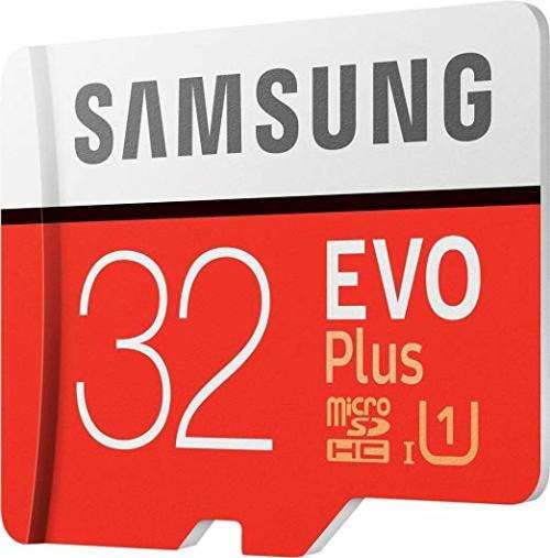 Samsung 32GB  Memory Evo Micro SD Card class 10