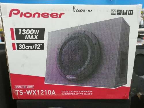 Pioneer TS-WX1210A 12` 1300W Ported Enclosure Active Subwoofer with Built-in Amplifier