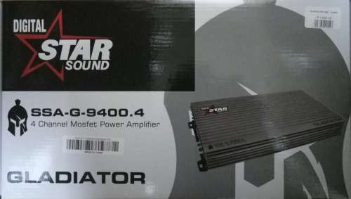.STARSOUND GLADIATOR SERES SSA-G-9400.4 4 CHANNEL AMP