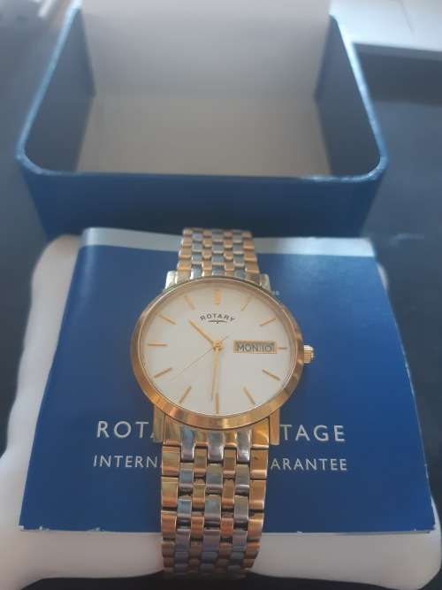 Gold/Silver Rotary Watch