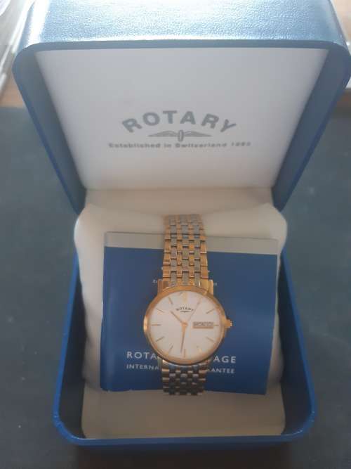 Gold/Silver Rotary Watch