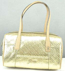 Guess Handbag. Gold Reiko
