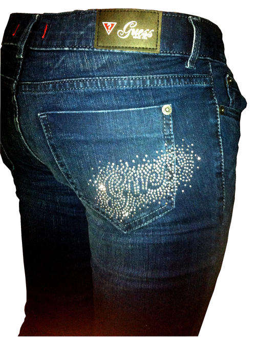 Guess Ladies Denim Low Rise Starlet Skinny Jeans