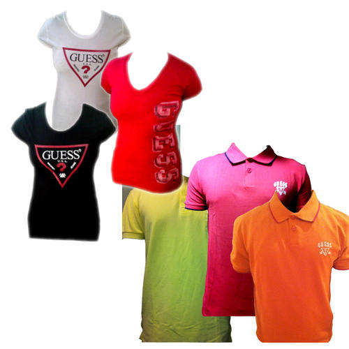 Ladies Guess T-Shirts and Men's Guess Golfer T-Shirts