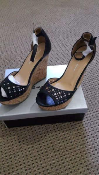 Sissy Boy Wedges Black