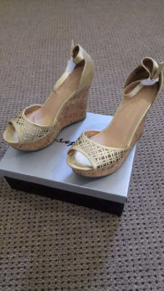 Sissy Boy Wedges Gold
