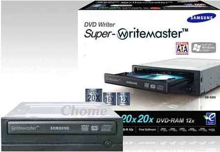 Samsung 22x Speedplus SATA DVDRW Retail Box & Accessories Included