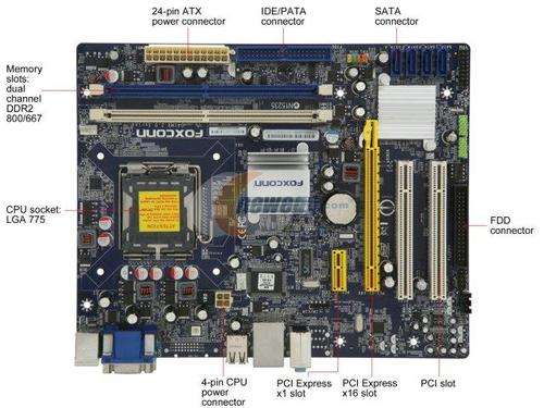 Intel DualCore  E5400 2.7GHz LGA 775  Processor + Foxconn G41MX-F v2.0  Mainboard + 2GB DDR2 Memory