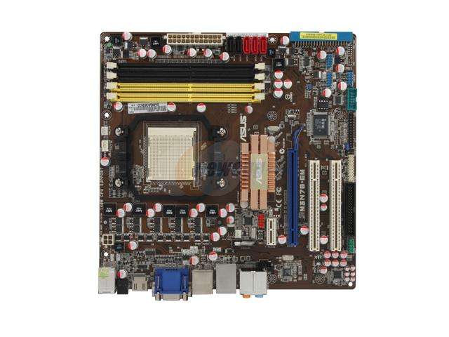 AMD Athlon 64 X2 5600 2.9GHz Dual-Core CPU + ASUS M3N78-EM Gaming Mainboard + 4GB DDR2 Gaming Memory