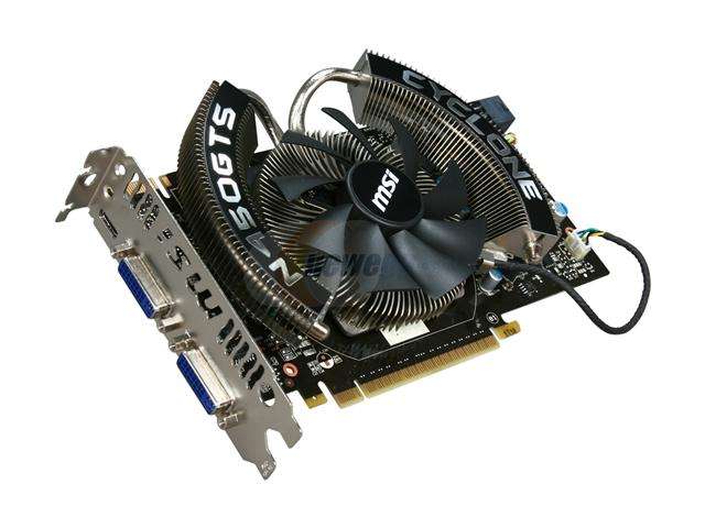 MSI N450GTS CYCLONE 1GD5/OC GeForce GTS450 1GB 128-Bit GDDR5 PCI Express 2.0 x16 Graphics Card