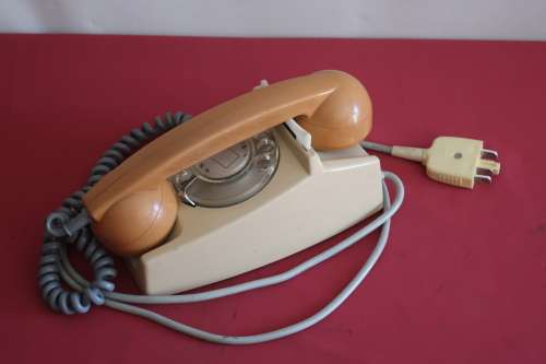 Antique / vintage roller dial telephone