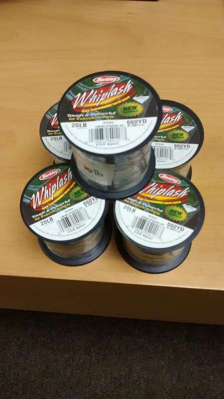 Berkley Whiplash 20lb  660yd  green    fishing braid