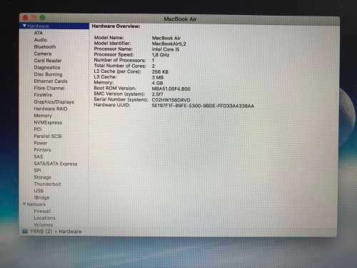 MacBook Air (13-inch, Mid 2012, 256 GB)