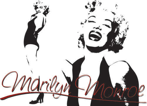 Vinyl Wall Decal - Marilyn Monroe - 1200x950