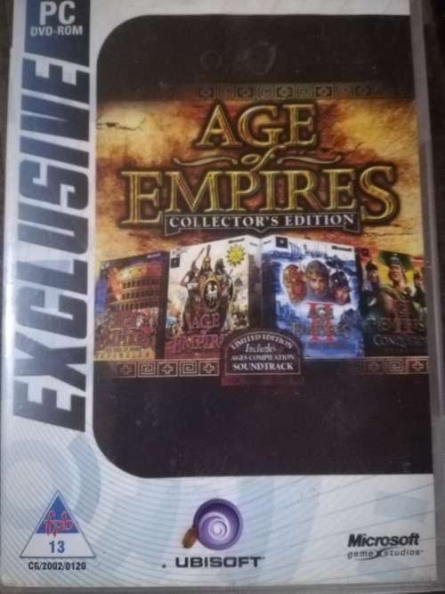 Age Of Empire`s Collector`s Edition PC Game (DVD Disc)