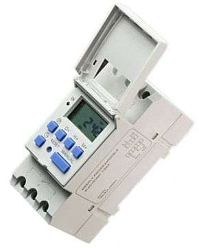 DIGITAL PROGRAMMABLE TIMER, 24h/7DAY, WITH LCD DISPLAY 12VAC/12VDC