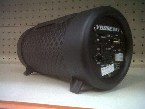 All in one tubular speaker