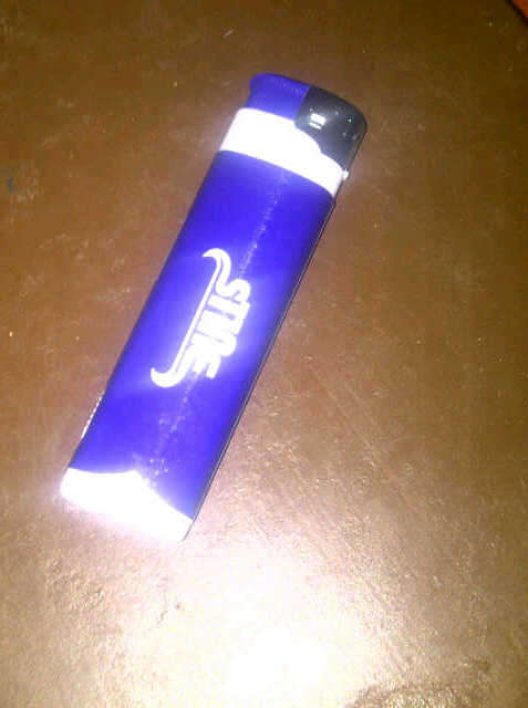 Super 15 Blue bulls Lighter with flashlight