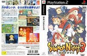 SUMMON NIGHT 3 - NTSC / JAPANESE VERSION   (PS2)  -  Good condition !!!