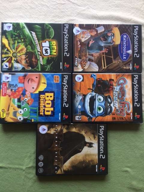 PS2 KIDS GAMES : 5 SUPER GAMES !!! (PS2) "See Description"  -  Good condition
