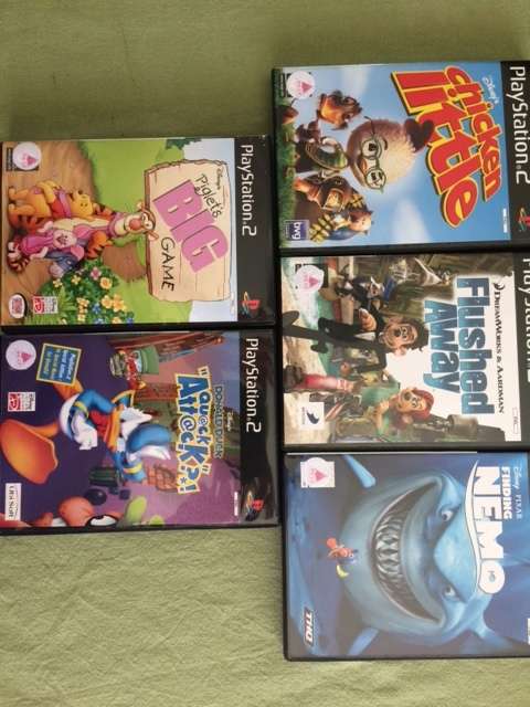 PS2 KIDS GAMES : 5 SUPER GAMES !!! (PS2) "See Description"  -  Good condition