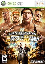 WWE LEGENDS OF WRESTLEMANIA  (Xbox 360)  -  Good condition