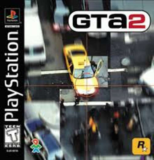 GRAND THEFT AUTO 2 - Playstation 1 PS1 game - Good condition !!!!!