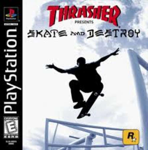 THRASHER SKATE AND DESTROY- Playstation 1 PS1 game - Good condition !!!!!
