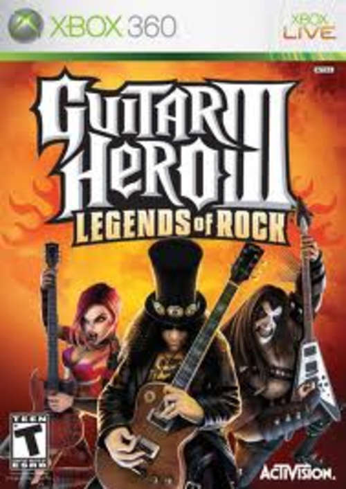 GUITAR HERO 3 LEGENDS OF ROCK - XBOX 360 - GREAT CONDITION !!!!!