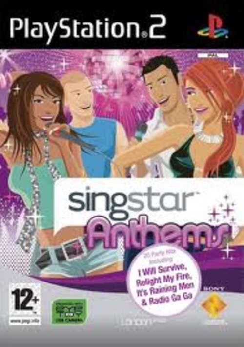 SINGSTAR ANTHEMS -  PS2 game Good condition !!