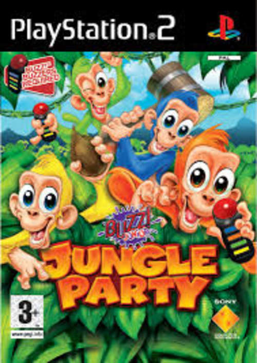 BUZZ JUNIOR JUNGLE PARTY - PS2 PLAYSTATION 2 - MINT CONDITION !!!!!