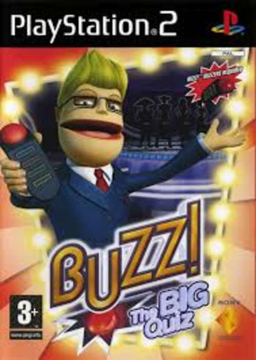 BUZZ THE BIG QUIZ - PS2 PLAYSTATION 2 - MINT CONDITION !!!!!