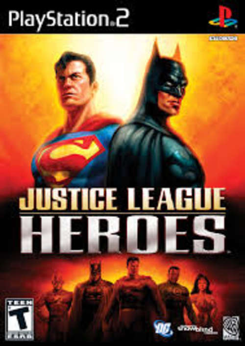 JUSTICE LEAGUE HEROES (RARE) - PS2 PLAYSTATION 2 - MINT CONDITION !!!!!