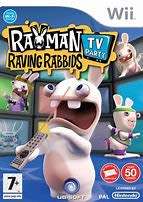 RAYMAN RAVING RABBIDS TV PARTY    (Wii)   -  Great condition !!! - SAME DAY SHIPPING !!!