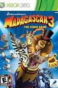 MADAGASCAR 3  THE VIDEO GAME  XBOX 360  -  NTSC - USED - PLAYS ONLY ON AMERICAN CONSOLE