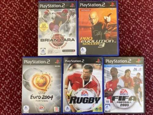 PS2  MIX SPORTS 5 GAME  BUNDLE    - SPECIAL !! PROMOTION !!! - Good condition - SAME DAY SHIPPING