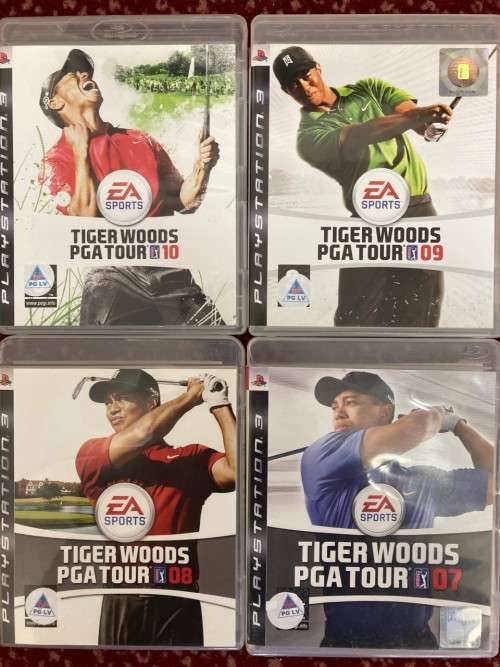 PS3 TIGER WOODS PGA TOUR COMBO SPECIAL - HURRY HURRY !!!  - Good condition   - SAME DAY SHIPPING !!!